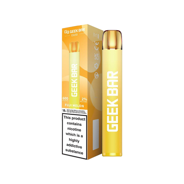 20mg Geekvape Geek Bar E600 Disposable Vape Device 600 Puffs