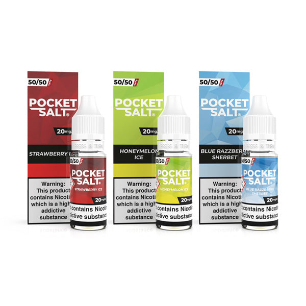 20mg Pocket Salts By Drip Hacks 10ml Nic Salt (50VG/50PG)