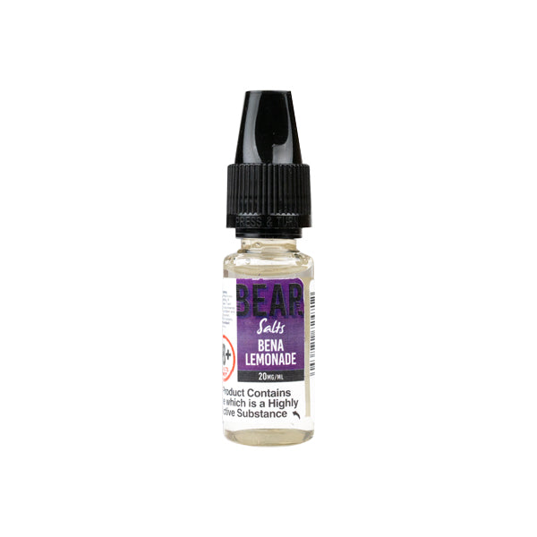 20mg Bear Flavours Vape 10ml Nic Salts (50VG/50PG)