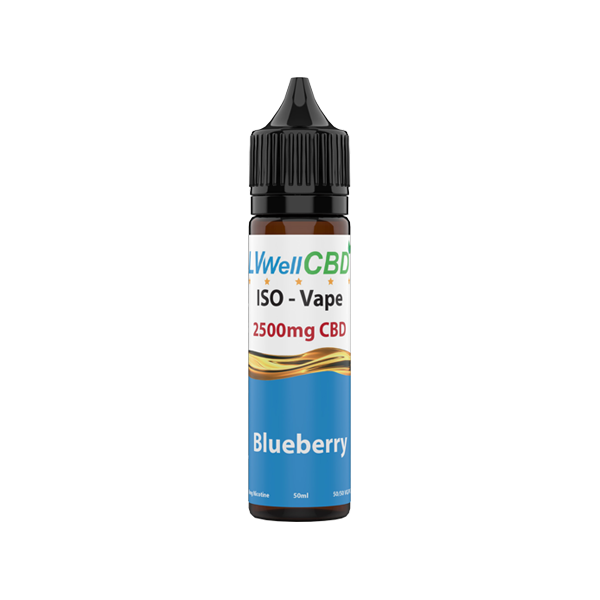 LVWell CBD Iso-Vape 2500mg CBD E-liquid 50ml (50VG/50PG)