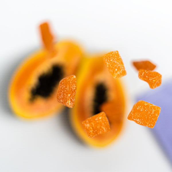 CBME Relax Try Me 175mg CBD Papaya Fruit Pieces - 5 Pieces