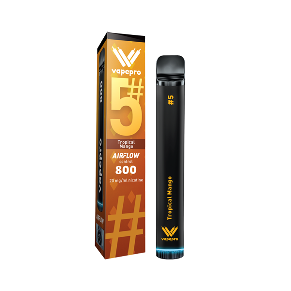 20mg Vapepro Disposable Vape Device 800 Puffs