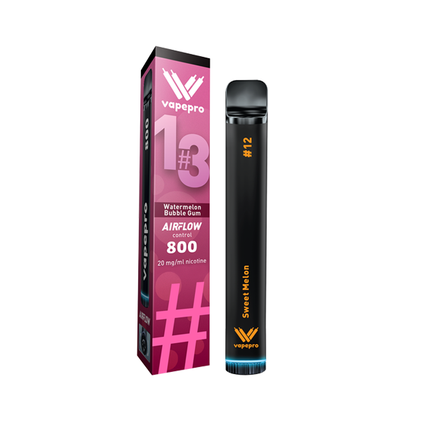 20mg Vapepro Disposable Vape Device 800 Puffs