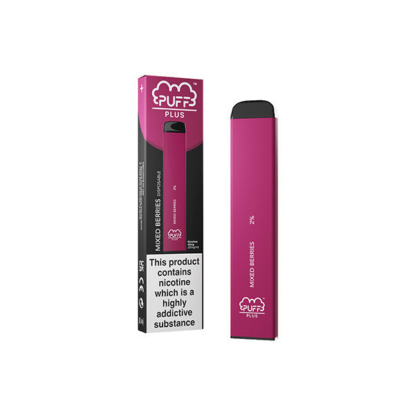 20mg Puff Plus Disposable Vape Device 600 Puffs