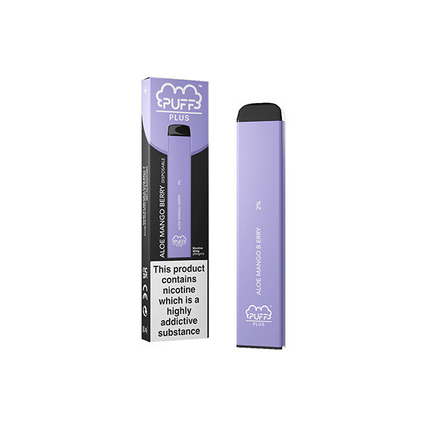 20mg Puff Plus Disposable Vape Device 600 Puffs