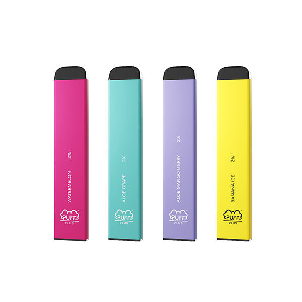 20mg Puff Plus Disposable Vape Device 600 Puffs