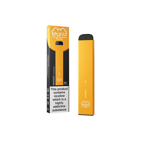 20mg Puff Plus Disposable Vape Device 600 Puffs