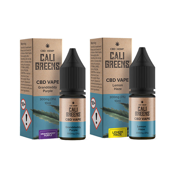 Cali Greens 300mg CBD Vape E-liquid 10ml