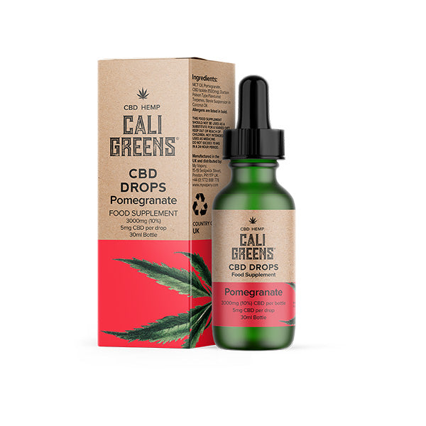 Cali Greens 3000mg CBD Oral Drops - 30ml