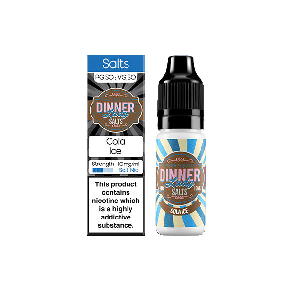 10mg Dinner Lady Ice Salts 10ml Nic Salts (50VG/50PG)