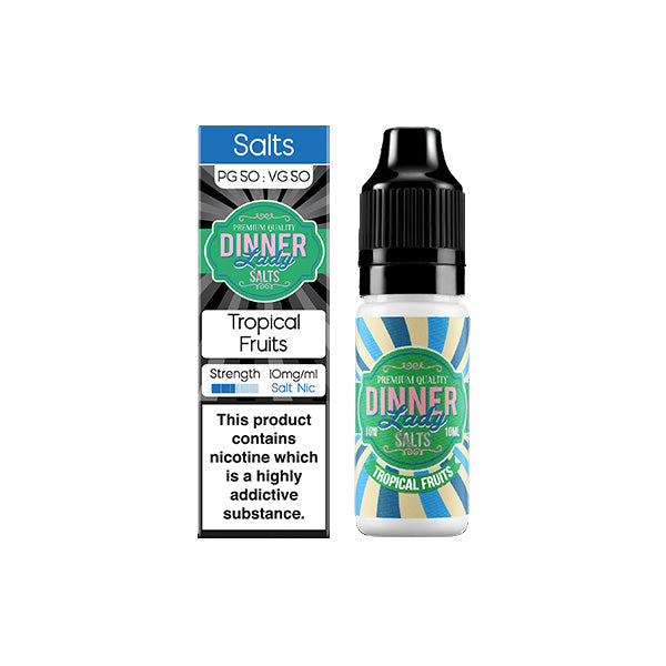 10mg Dinner Lady Fruits Salts 10ml Nic Salts (50VG/50PG)