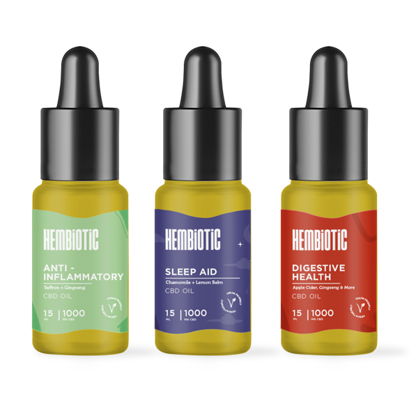 Hembiotic 1000mg CBD Oil - 15ml