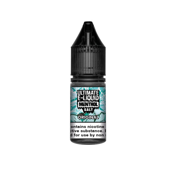 10mg Ultimate E-liquid Menthol Nic Salts 10ml (50VG/50PG)