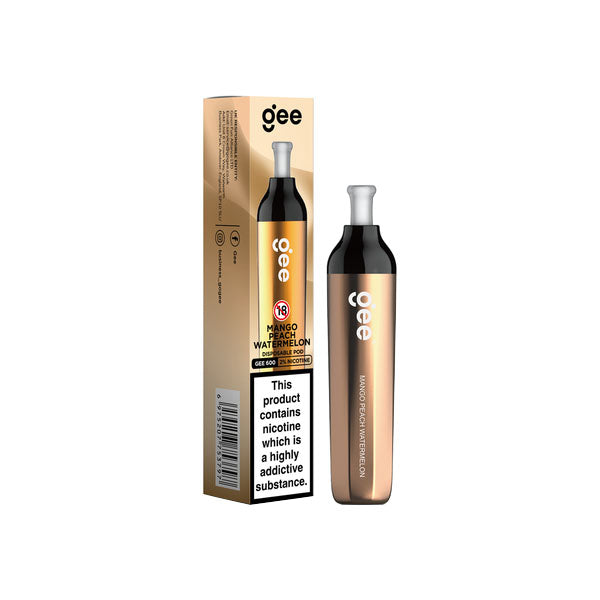 20mg ELF BAR Gee 600 Disposable Pod Vape Device 600 Puffs