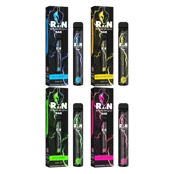 Rain Energy Bar 300mg CBD Disposable Vape Device 600 Puffs