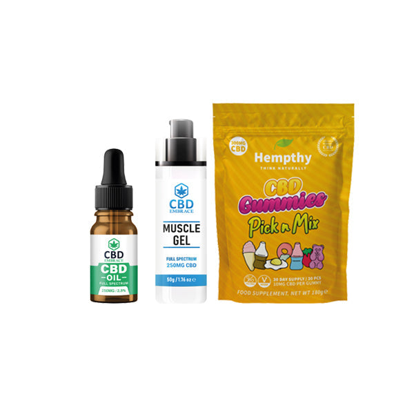 Hempthy CBD Embrace Premium CBD Gift Box - Christmas