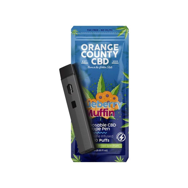 Orange County CBD 600mg CBD Disposable Vape - 1ml 300 Puffs