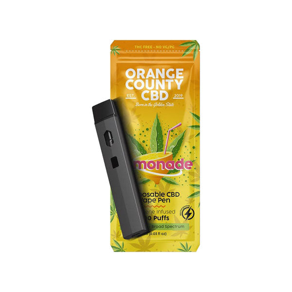 Orange County CBD 600mg CBD Disposable Vape - 1ml 300 Puffs