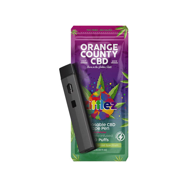 Orange County CBD 600mg CBD Disposable Vape - 1ml 300 Puffs