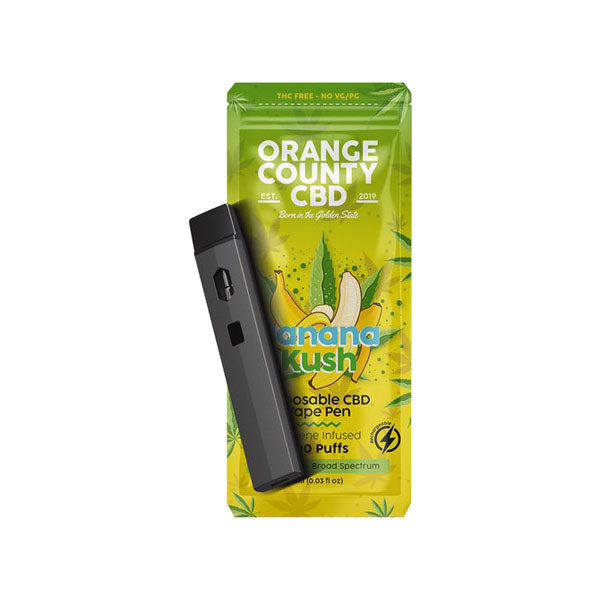 Orange County CBD 600mg CBD Disposable Vape - 1ml 300 Puffs