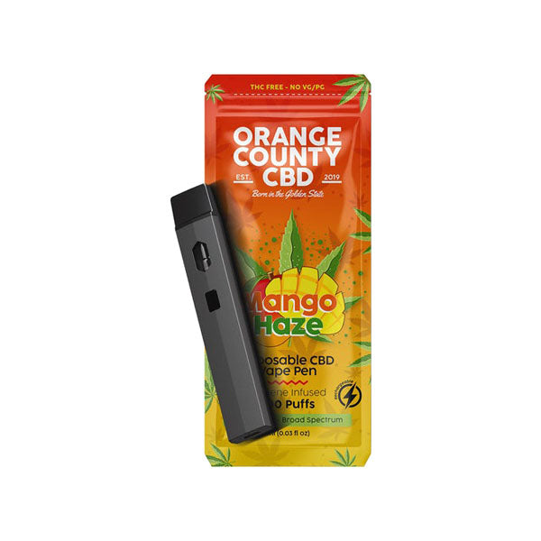 Orange County CBD 600mg CBD Disposable Vape - 1ml 300 Puffs