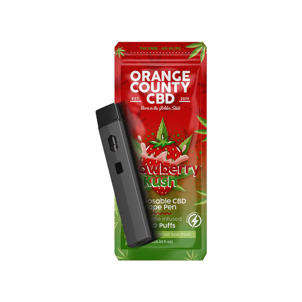 Orange County CBD 600mg CBD Disposable Vape - 1ml 300 Puffs