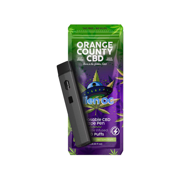 Orange County CBD 600mg CBD Disposable Vape - 1ml 300 Puffs