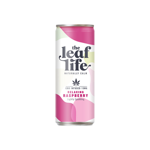 Leaf Life 15mg CBD Raspberry & Lemon Soft Drink 250ml