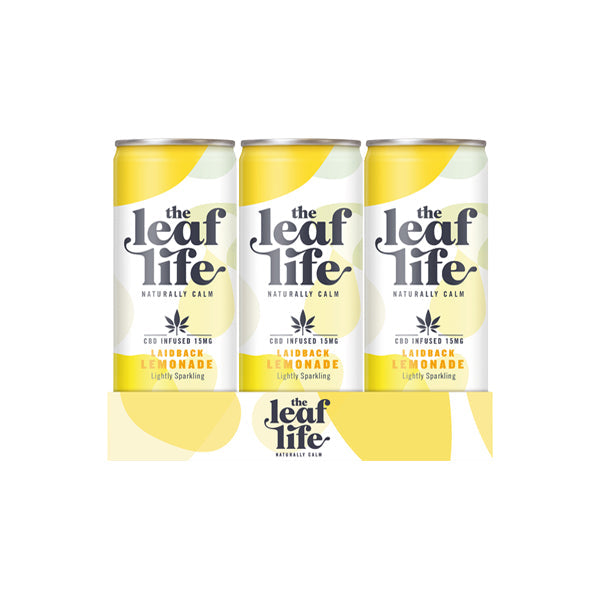 12x Leaf Life 15mg CBD Mindful Mango & Passionfruit Soft Drink 250ml