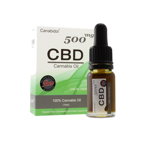 Canabidol 250mg CBD Raw Cannabis Oil Drops 10ml