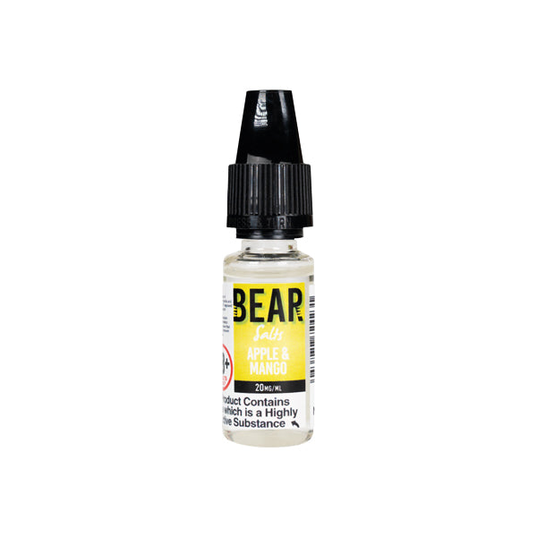 20mg Bear Flavours Vape 10ml Nic Salts (50VG/50PG)