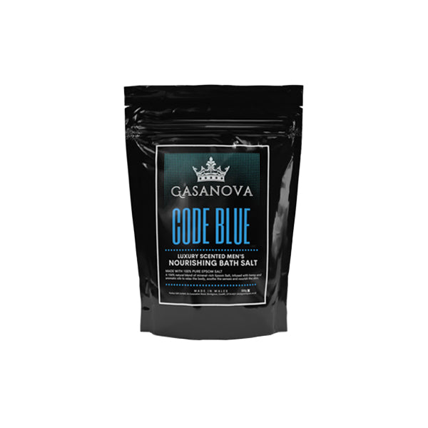 Gasanova Code Blue Nourishing Bath Salts -500g