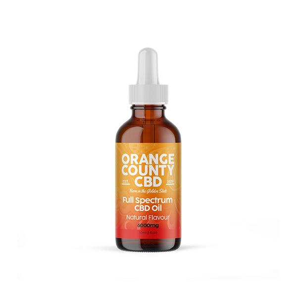 Orange County CBD 6000mg 30ml MCT Oil - Organic Coconut Oil