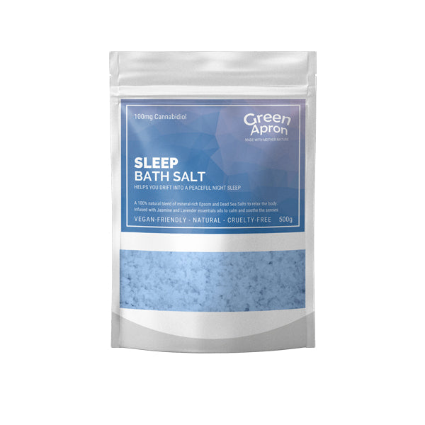 Green Apron 100mg CBD Sleep Bath Salts 500g