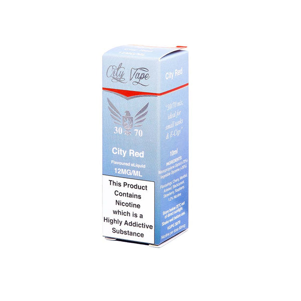 City Vape 6mg 10ml Flavoured E-liquid (30VG/70PG)