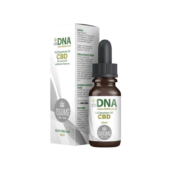 cbDNA 1000mg Full Spectrum CBD Oil - 10ml