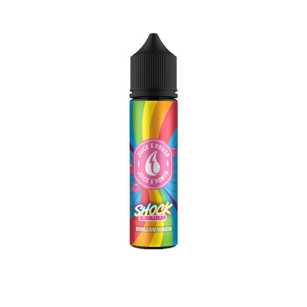 Juice N' Power Shock Series 50ml Shortfill 0mg (70VG/30PG)