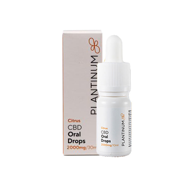 Plantinum CBD 2000mg CBD Citrus Oral Drops - 30ml