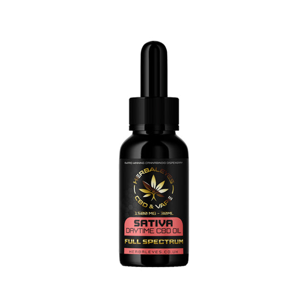 Herbaleyes 1500mg Full Spectrum CBD Sativa Oil - 30ml