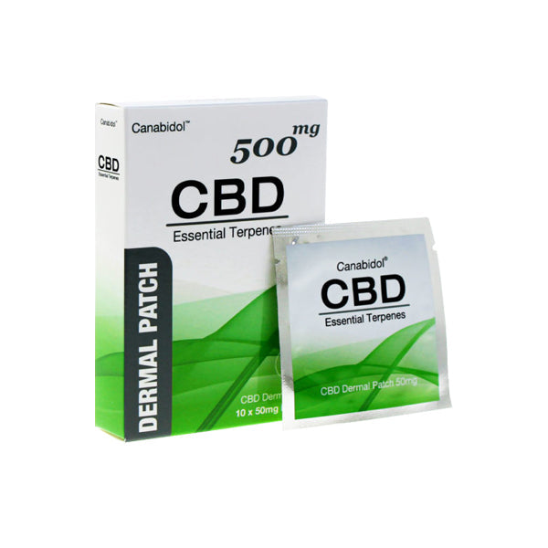 Canabidol 500mg CBD Dermal CBD Patches - 10 Patches