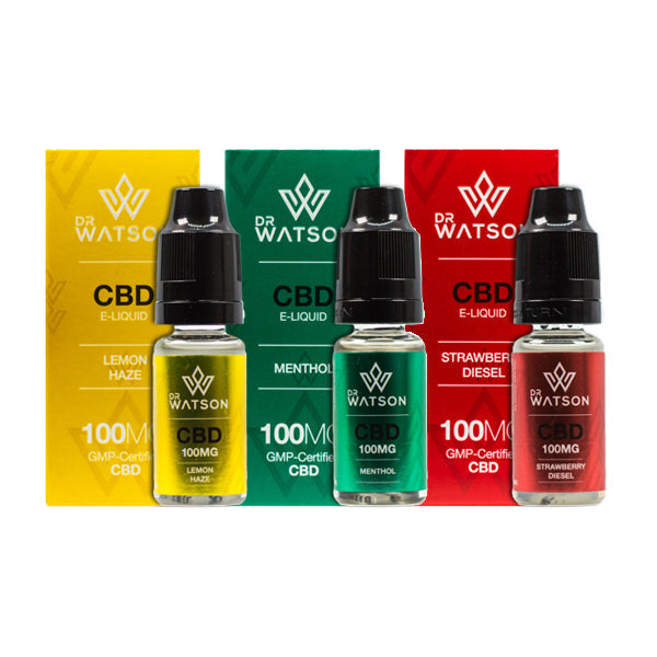 Dr Watson 100mg CBD Vaping Liquid 10ml