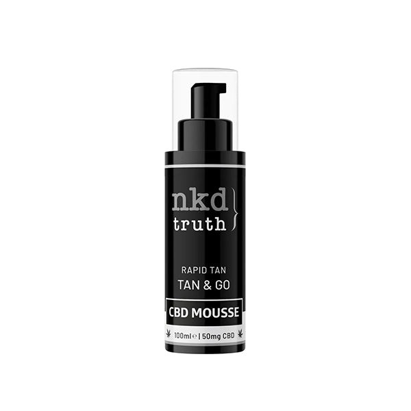 NKD 50mg CBD Tan & Go Professional Rapid Tan Mousse 100ml (BUY 1 GET 1 FREE)