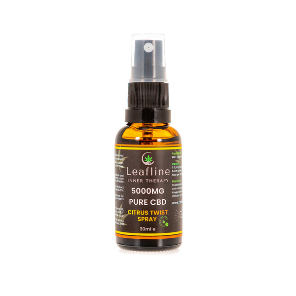 CBD Leafline 5000mg CBD MCT Oil Spray - 30ml