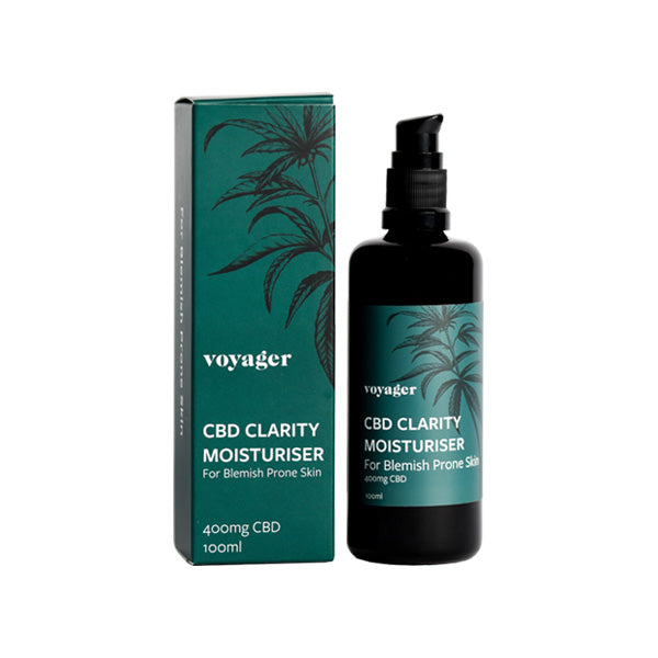 Voyager 400mg CBD Clairty Moisturiser - 100ml