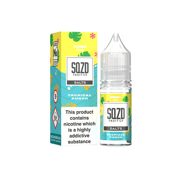 10mg Sqzd Flavoured Nic Salts 10ml  (50VG/50PG)