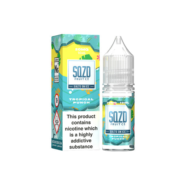 10mg Sqzd On Ice 10ml Nic Salts (50VG/50PG)