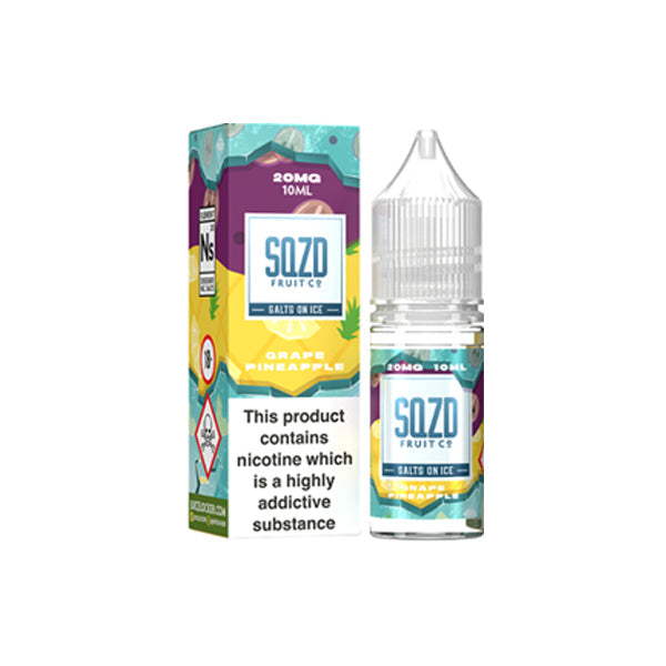 10mg Sqzd On Ice 10ml Nic Salts (50VG/50PG)