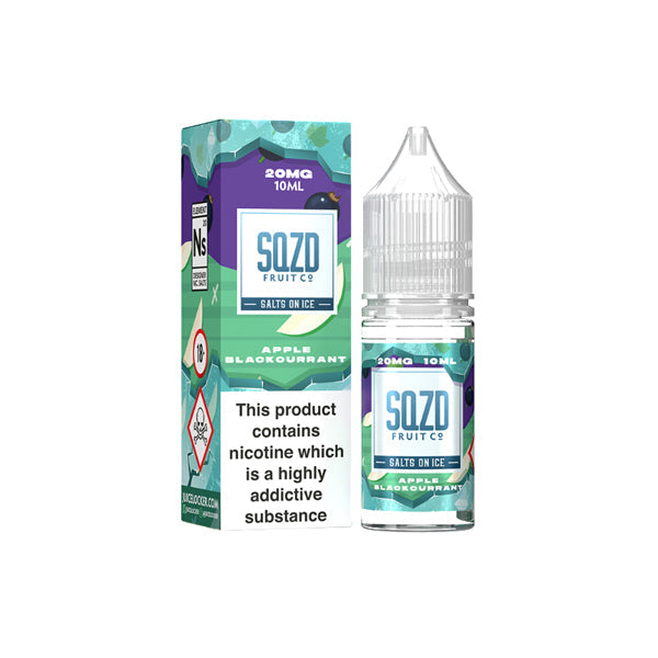 20mg Sqzd On Ice 10ml Nic Salts (50VG/50PG)