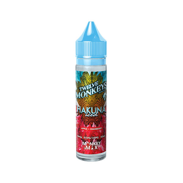 Twelve Monkeys Ice Age 50ml Shortfill 0mg (70VG/30PG)