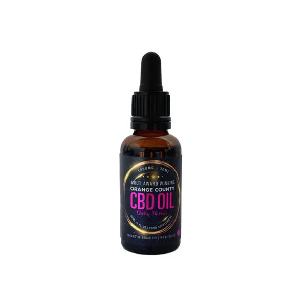 Orange County CBD 500mg Flavoured Tincture Oil 30ml